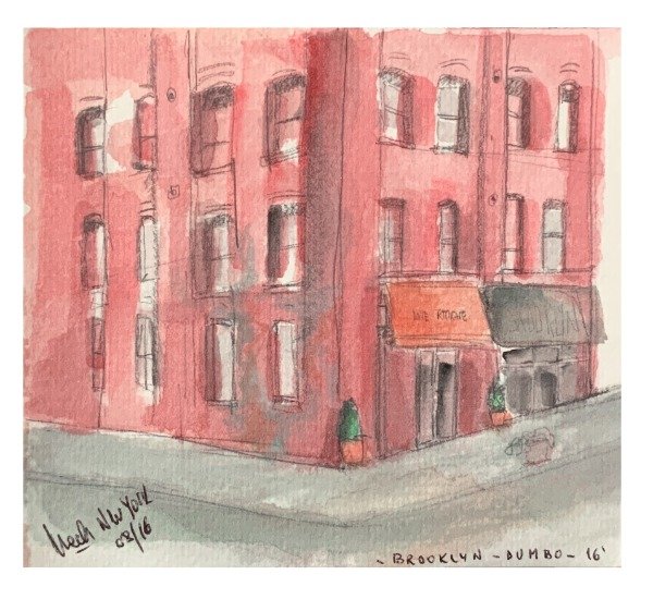 Producto - Acuarela NY ( dumbo Brooklin) VENDIDO