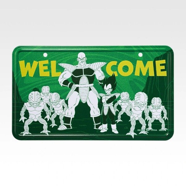 Producto - Nappa y Vegeta, Placa Metálica