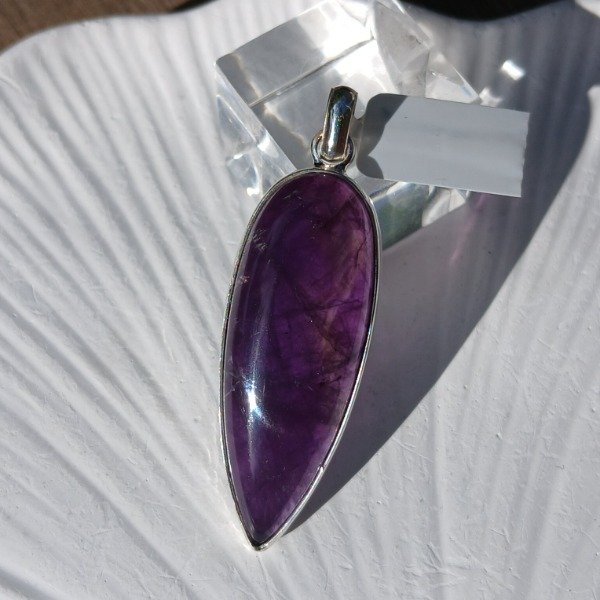 Producto - Dije Plata 925 amatista gota invertida