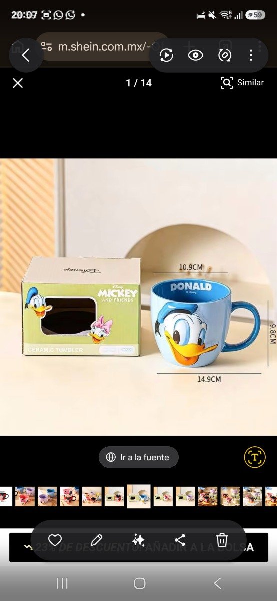 Producto - TAZON 3D DONALD CELESTE - 2