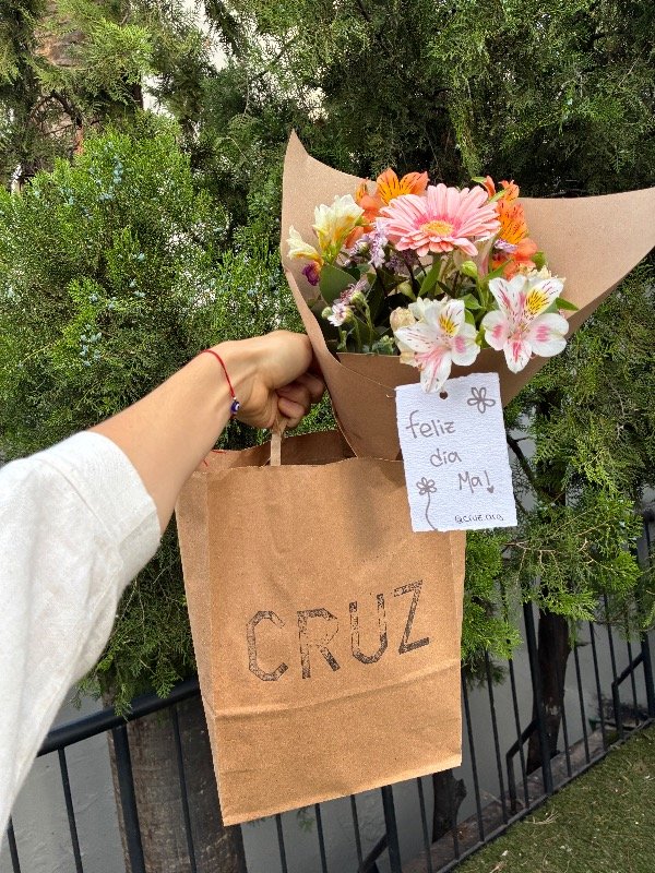Producto - FLORES + TOTEBAG TELA