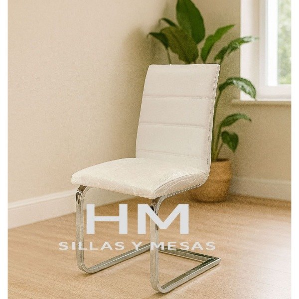 Producto - Silla Madrid caño cromado TAPIZADO PREMIUM