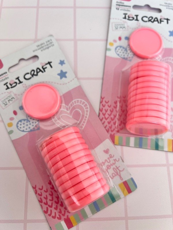Producto - Discos para cuadernos 32 mm rosa - 1