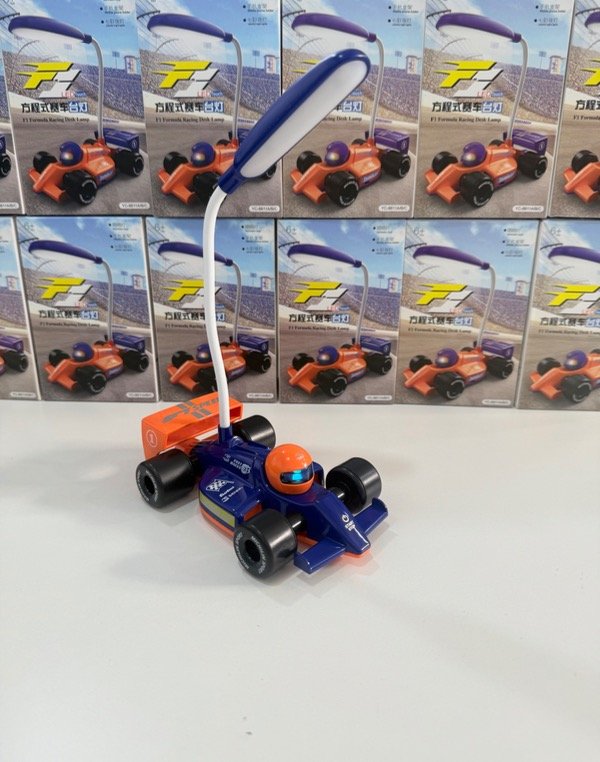 Producto - LAMPARA LED AUTO VELADOR FORMULA 1 - VIOLETA CON NARANJA