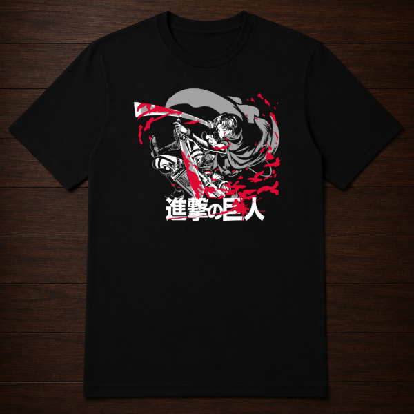Producto - Remera - Levi Ackerman (Attack of titan) - 0
