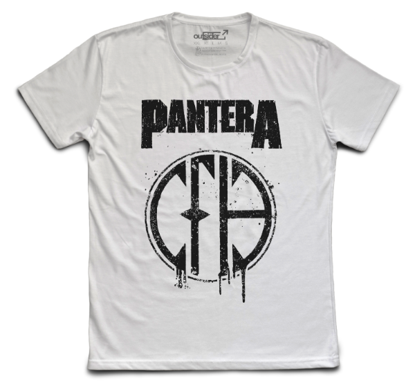 Producto - Pantera - Cowboys From Hell Logo - Remera Blanca