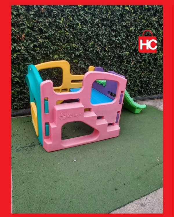 Producto - Plaza de juegos / Mangrullo con tobogán Rotoys - Diversión total en el patio - 6