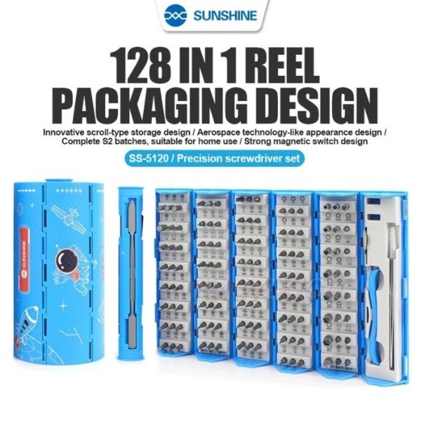 Producto - Kit Destornilladores SS-5120 set 128 in 1
