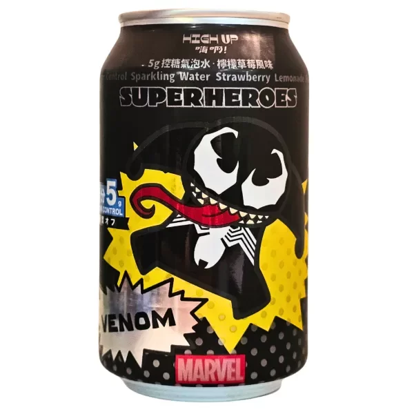 Producto - Gaseosa Marvel Venom Strawberry Lemonade Flavour 330ml