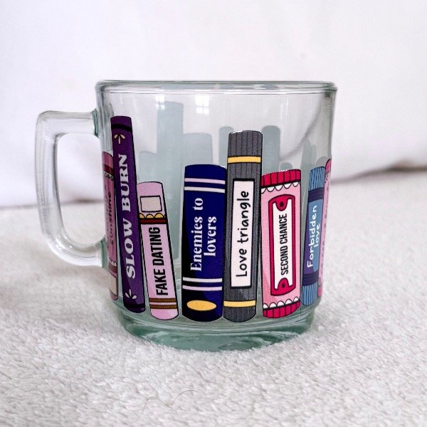 Producto - Taza BOOK TROPES ROMANCE