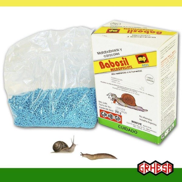 Producto - Babosil micropellets 100gr - mata babosas y caracoles