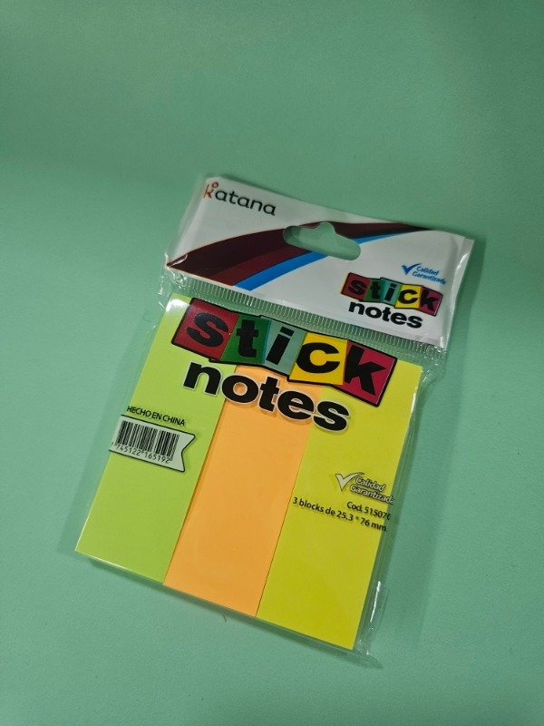 Producto - Notas autoadhesivas 25x76mm