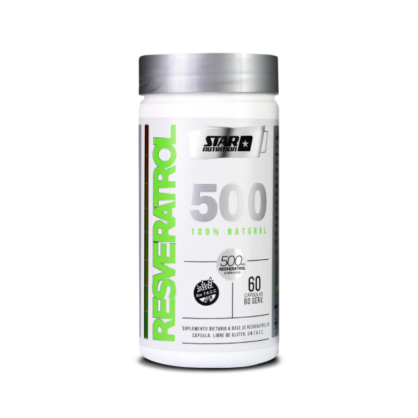 Producto - COMBO STAR NUTRITION - 3x RESVERATROL 500 60 CAPS. - 1