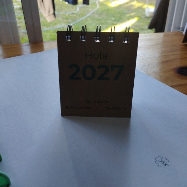 Producto - Calendario Anillado 8x7cm 2027 Personalizado - 3alcubo - 0