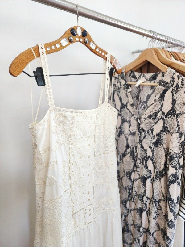 Producto - Vestido bordado patchwork ZARA