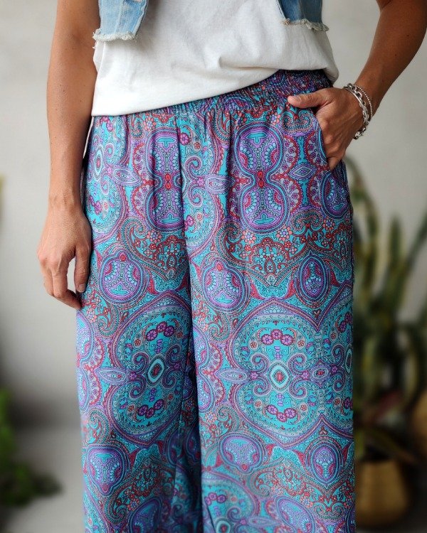Pantalon Yoga Goa Homme Guru-Boutique - Pantalon Coton Léger Avec Poches