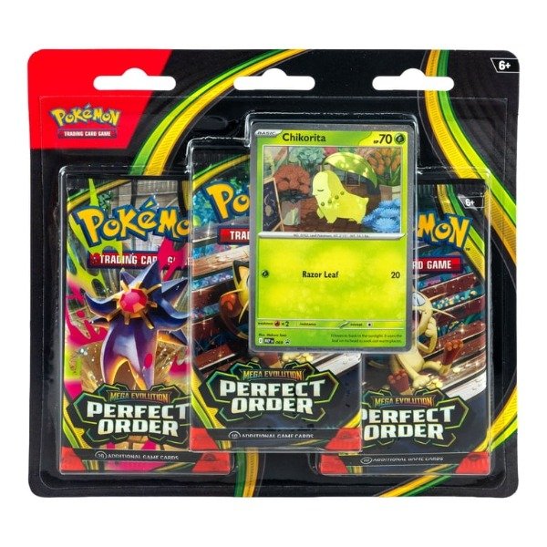 Producto - Pokémon TCG Blister Chikorita Perfect Order