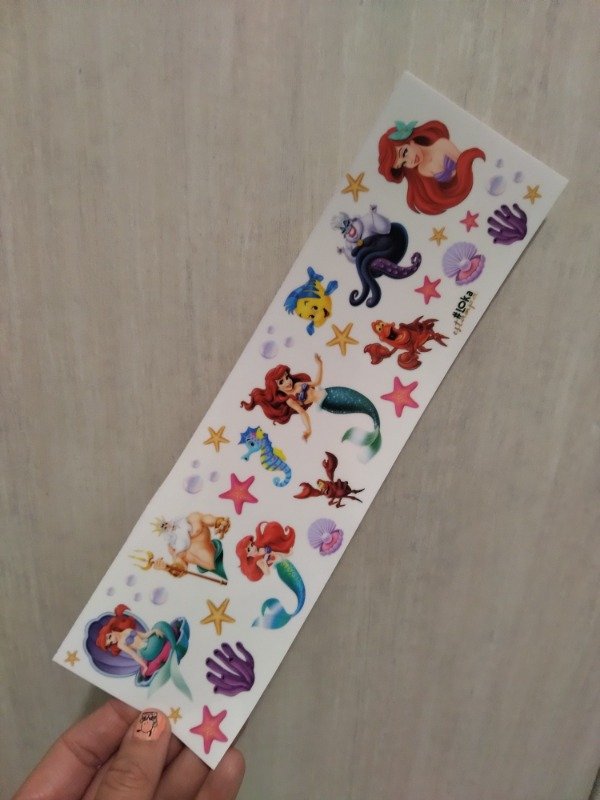 Producto - UV Tiras 8x28cm La Sirenita #2
