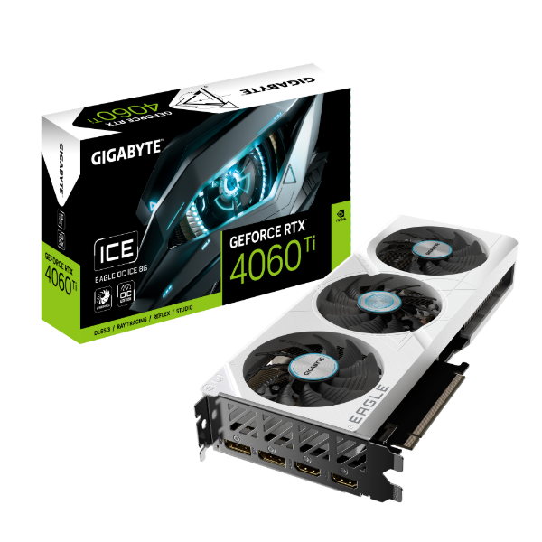 Producto - Gigabyte GeForce RTX 4060 Ti Eagle OC ICE 8GB GDDR6
