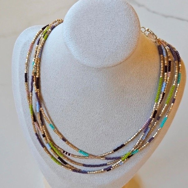 Producto - Collar Aesthetic Zahara oliva - 1
