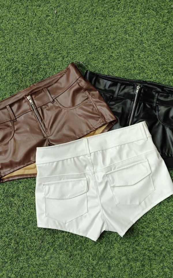 Producto - Short engomado c/ cierre - 2