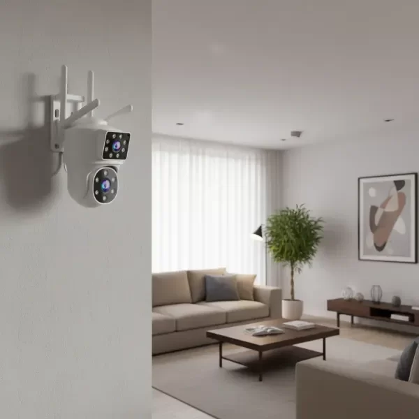 Producto - Cámara Seguridad Lambo Tech Lt-2533 Wifi Doble Lente Ptz Fhd IP66 - 2