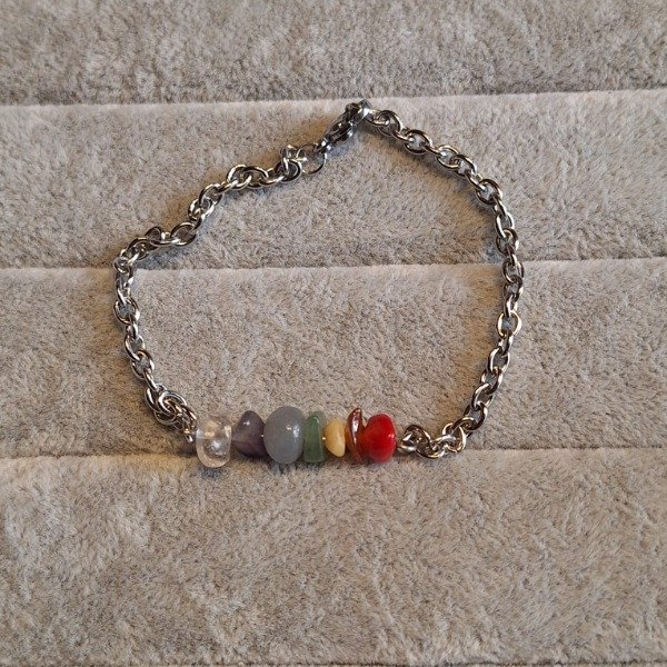 Producto - Pulsera Acero 7 Chakras