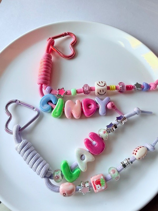 Producto - Llavero chunky nombre personalizable