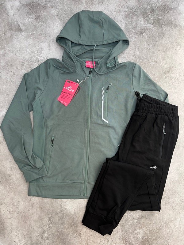 Producto - Conjunto I-Run verde algodón 1402