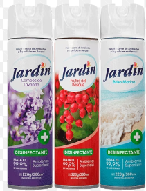 Producto - Jardin - Aerosol Desinfectante de Ambiente y Superficies Varias Fragancias