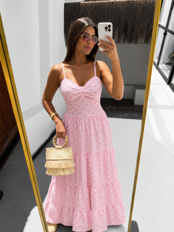Producto - VESTIDO SOFIA CORAZONES (ROSA)
