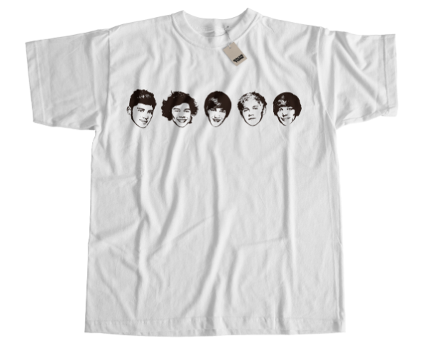 Producto - Remera ONE DIRECTION CARITAS