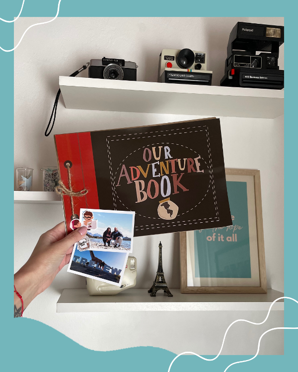 Producto - promo book diseño a elección + 12 fotos + 15 stickers