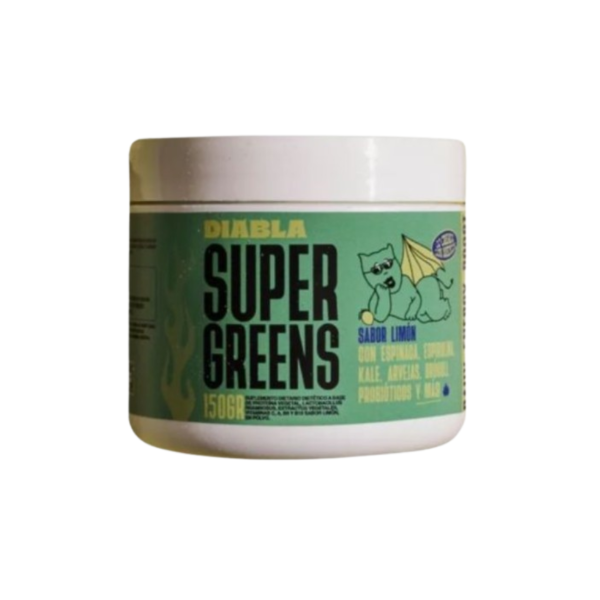 Producto - Super Greens Suplemento Dietario sabor Limón x 150g Diabla OFERTA