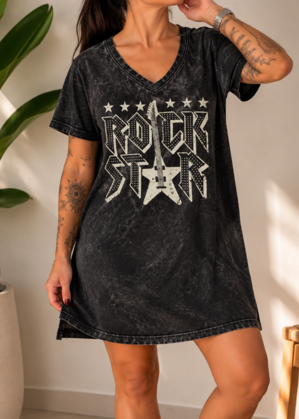 Producto - Vestido Batik con mangas - Rock star