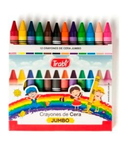 Producto - Crayon trabi jumbo x 12 unidades