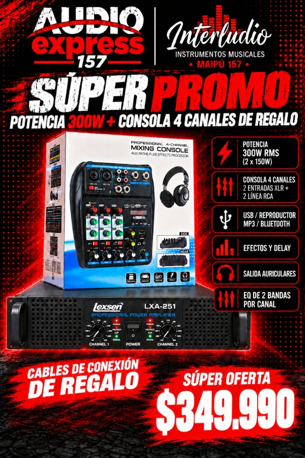 Producto - OFERTA COMBO AUDIO 5