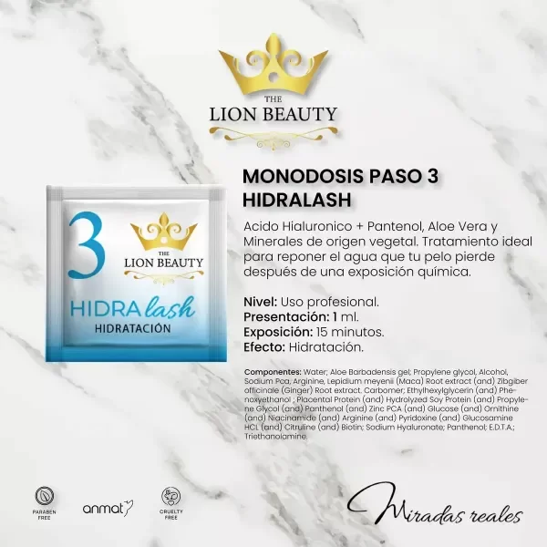 Producto - Paso 3 Hidralash 1ml - The Lion Beauty