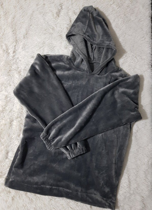 Producto - Maxi Buzo Polar Soft Gris Topo