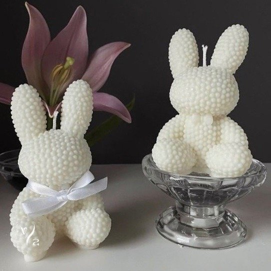 Producto - Molde Conejo Grande Puntitos