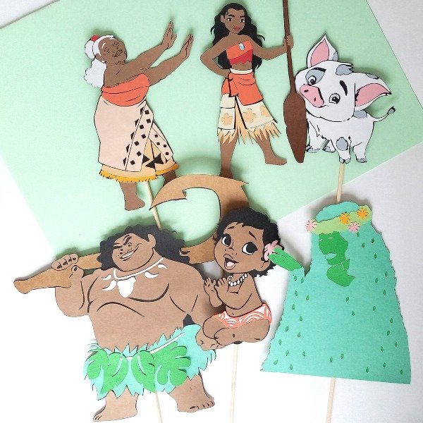 Producto - Set x 2 Toppers Moana