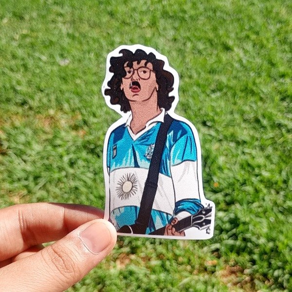 Producto - Charly García sticker UV 8cm