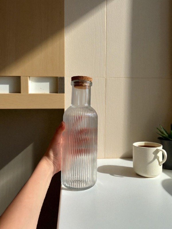 Producto - Botella mod. Segovia con tapa corcho