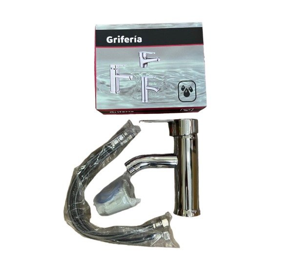 Producto - Canilla mono comando mediana 24 CM alto cromado