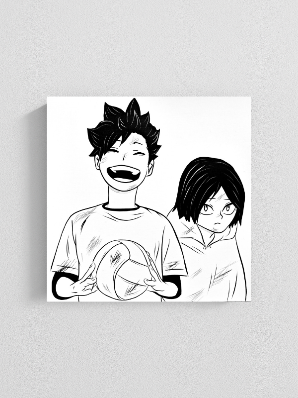Producto - Cuadro Kenma y Kuro -Haikyu!-