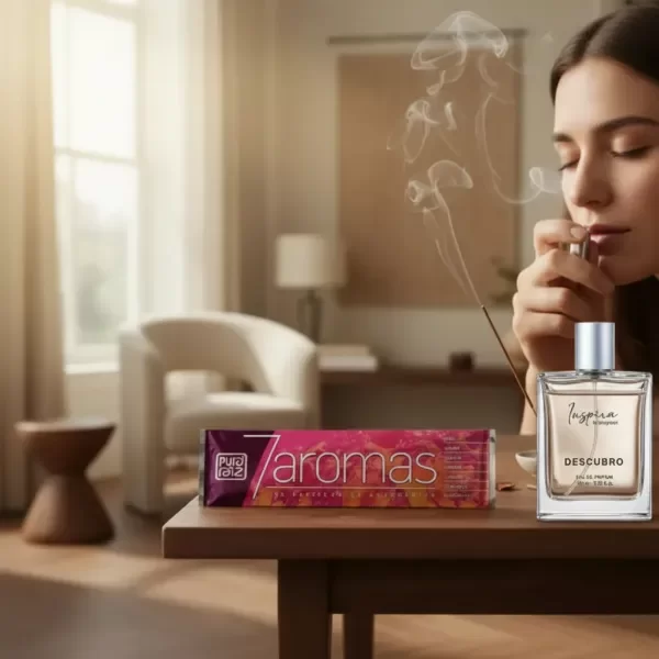 Producto - Set Eau De Parfum Inspira + Sahumerios 7 Aromas Pura Raíz