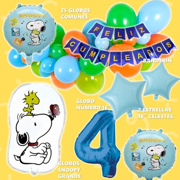 Producto - COMBO GLOBO SNOOPY