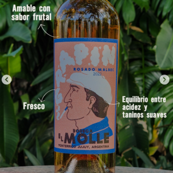 Producto - Rosado Malbec - El Molle (Monterrico)