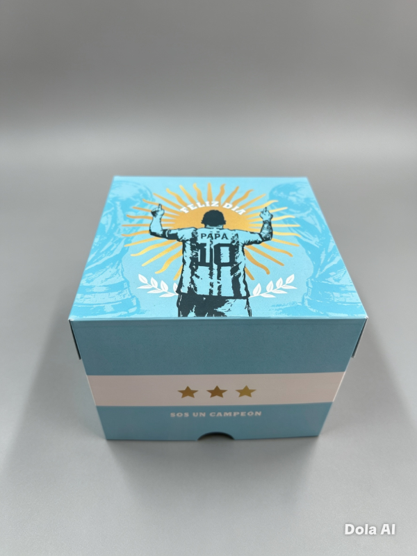 Producto - DIA DEL PADRE -BOX CAMPEON CHICO -COD. 245  medida 12x10x12