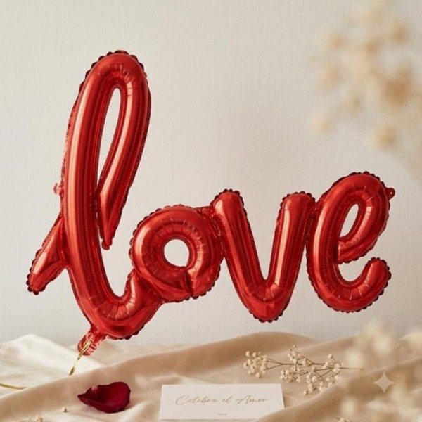 Producto - Globo Love cursiva 1 metro